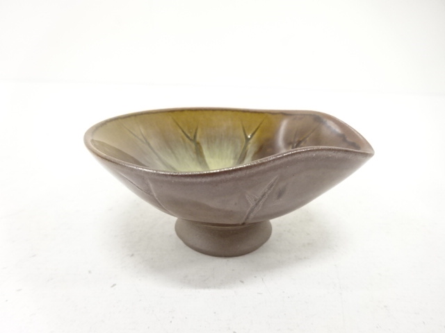  高取焼　高取八山造　蓮　盃